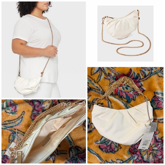 a new day Handbags - A New Day Cream Crossbody Bag